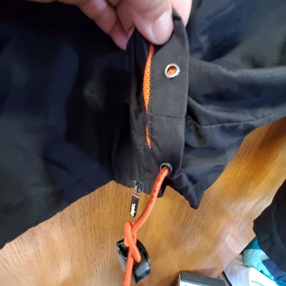 SuperDry Japan Professional The Windhiker Jacket Men's Size L Black/Orange Zip - Picture 12 of 16